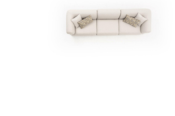 Canapé 5 places Beige de Luxe Salon Moderne Canapé de style XXL grand Sofas