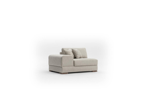 Canapé de luxe pour le salon, design 260cm, grand canapé 3 places gris neuf