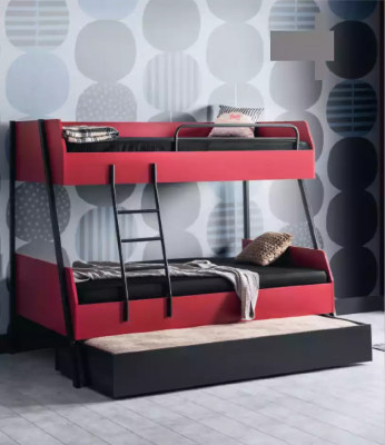 Lit de jeunesse Lit d'enfants Design pour enfants Lit moderne Chambre d'enfants Lits en bois