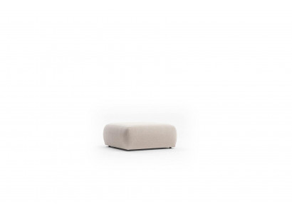 Tabouret Beige Salon Rembourrage Textile Meubles Mobilier Ottoman Canapé