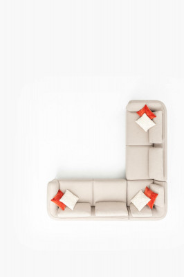 Canapé d'angle Canapé Canapé rembourré en forme de L Salon Ensemble d'angle Canapés Canapé 312x312