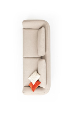 Canapé beige Salon Canapés Canapé Design Style moderne Canapés