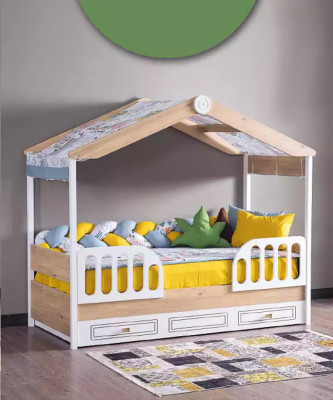 Lits pour enfants Chambre en bois Appartement Mobilier neuf Lit Chambre de jeunes