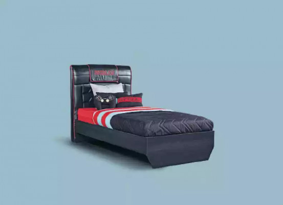 Lits design Lit pour enfants Lit pour jeunes Meubles en bois avec doux 120x200cm