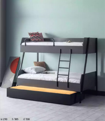 Lit pour jeunes Lit d'enfants Lit pour enfants Design pour enfants Lit moderne Chambre d'enfants Lits en bois