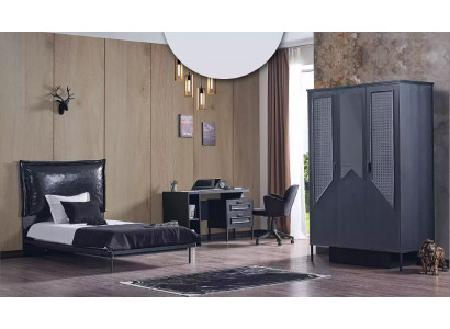 Chambre d'enfants Ensemble de chambre à coucher Chambre complète Meubles Armoire 3 pièces