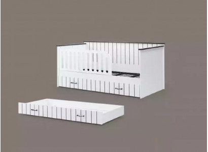 Conception de meubles modernes. Lits d'enfants blancs Lit de chambre d'enfants neuf