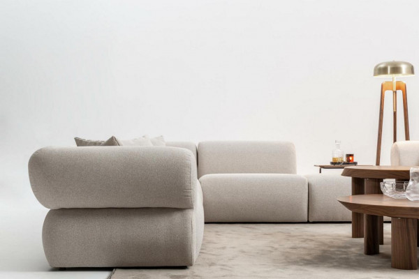 Canapé d'angle Canapé d'angle Rembourrage Mobilier Canapé d'angle Ensemble de canapés Forme en L 2x Fauteuil
