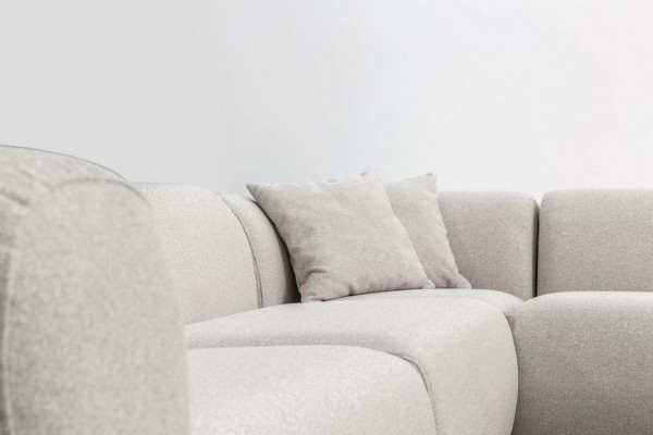 Canapé d'angle Canapé d'angle Rembourrage Mobilier Canapé d'angle Ensemble de canapés Forme en L 2x Fauteuil