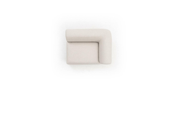 Canapé d'angle en L Beige Ensemble canapé Tissu Style 405x315 Canapé Sofa