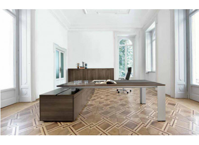 Table d'angle avec étagères Bureau d'ordinateur Table de conférence Table d'angle avec tiroirs neuf