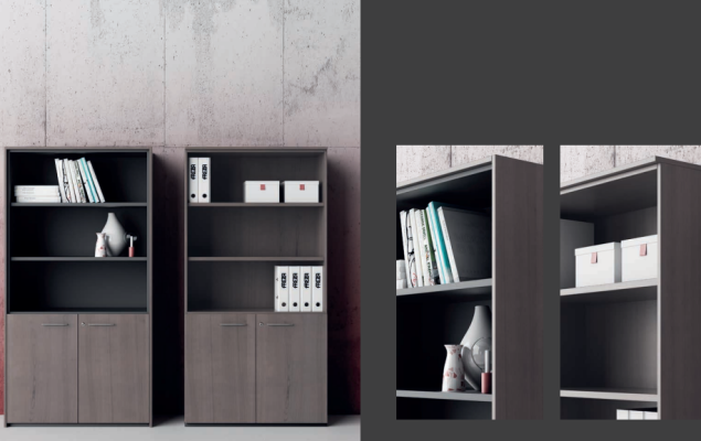 Mobilier Ameublement Étagère Étagères Bois Design nouveau Armoire de classement Armoire Système de bureau