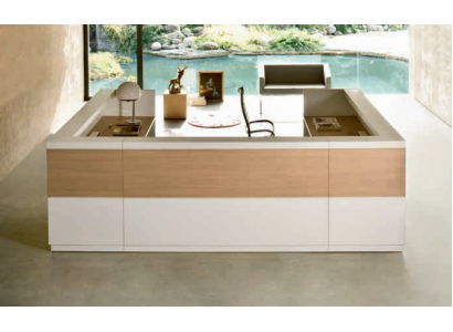 Comptoir Bureau Mobilier de bureau Réception Table de réception Comptoir de réception Mobilier Italie