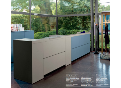 Mobilier de bureau Table d'accueil Mobilier de comptoir Table d'accueil Table Kanlzie Pratique de bureau