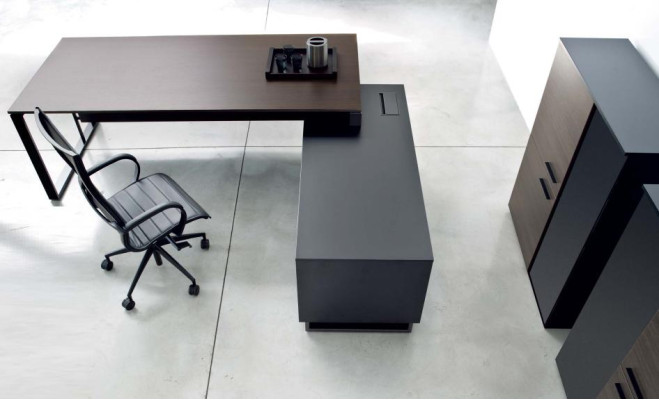 Coin bureau Table d'ordinateur Bureau Cabinet de l'office Cabinet d'avocats Meubles Tables Ameublement nouveau