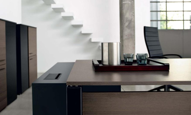 Coin bureau Table d'ordinateur Bureau Cabinet de l'office Cabinet d'avocats Meubles Tables Ameublement nouveau