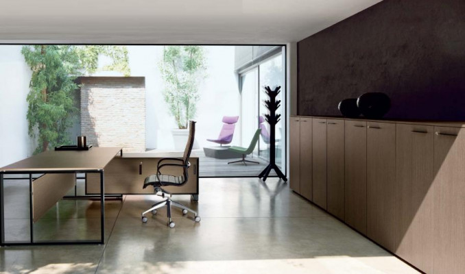 Bureau d'angle Bureau informatique Étagère Bureau Bureau Mobilier de bureau Frezza