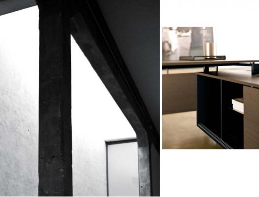 Bureau d'angle Bureau informatique Étagère Bureau Bureau Mobilier de bureau Frezza