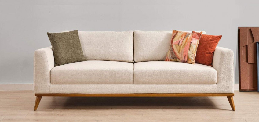 Élégant canapé 3 places - Mobilier design Salon Luxueux Canapés Canapés 223cm