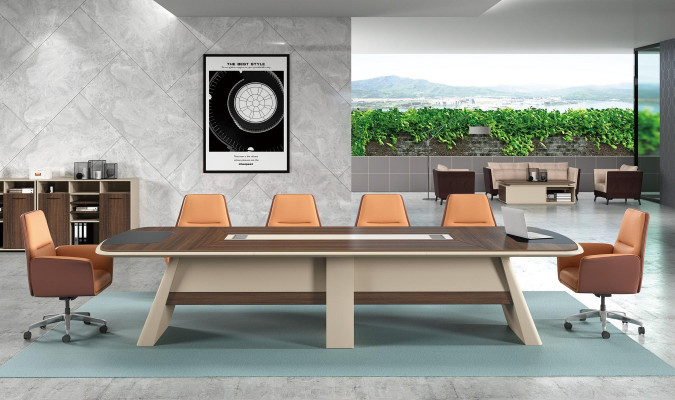 Tables de conférence Ameublement Bureau Mobilier de bureau Tables Table de réunion 360 cm neuf