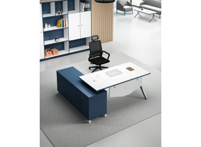 Bureau avec étagère Décoration de bureau à domicile Ameublement de bureau Bureau de meubles