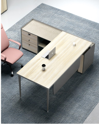 Bureau de Chef Coin Bureaux Table Cabinet Avocat Pratique Tables de Bureau