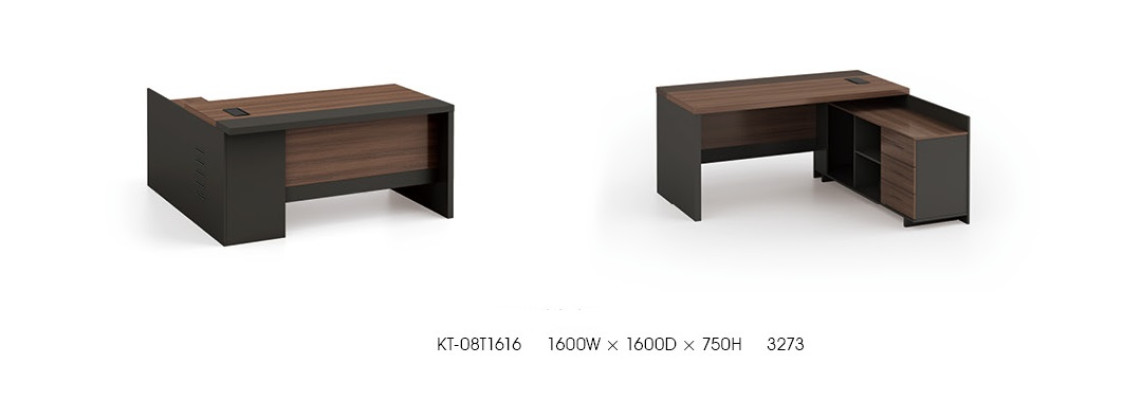 Bureau d'angle Bureau à domicile Grandes tables de chef Mobilier de bureau