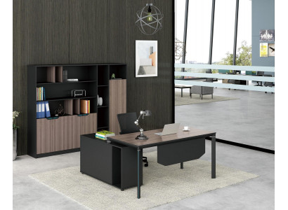 Bureau à domicile avec étagère Mobilier de bureau Bureau