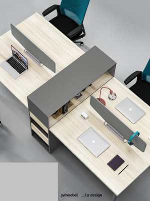 Mobilier de bureau Aménagement Tables Table 4 Postes de travail Bureau Centre d'appels