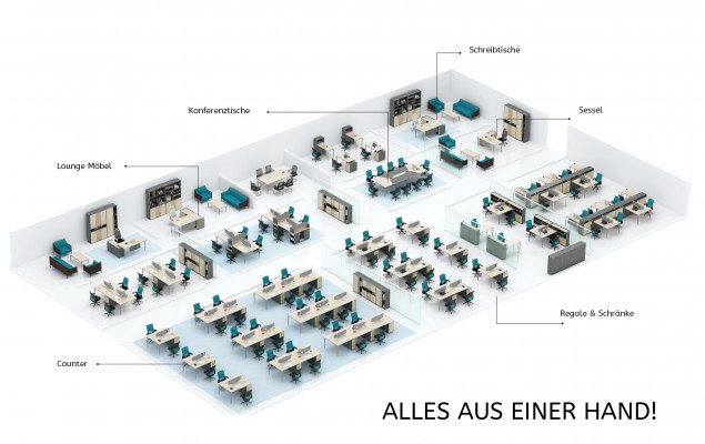 Tische Büromöbel Besprechungstisch Konferenztisch Büroschreibtisch Konferenz