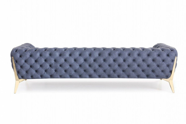 Canapé de luxe de haute qualité Ensembles de Chesterfield 3 + 2 + 1 Siège rembourré Canapé