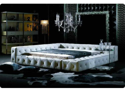 Designer Chesterfield Luxury Waterbed Bett Betten Komplettsystem