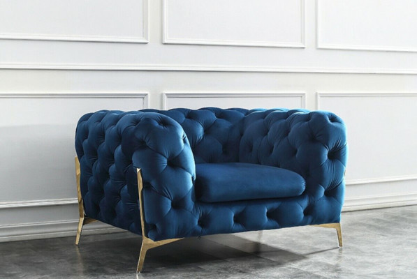 Canapé de luxe de haute qualité, siège rembourré 3+2+1 suite Chesterfield décoratif