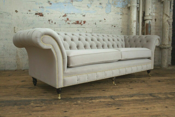 Canapé 4 places xxl Canapé Siège Rembourrage Sofas Canapés Design Chesterfield