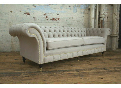 Canapé 4 places xxl Canapé Siège Rembourrage Sofas Canapés Design Chesterfield