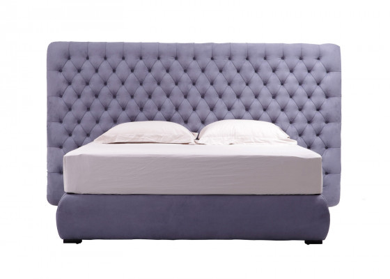 Conception de la literie de lit de luxe Double Hotel Beds Room Chesterfield Gray Velvet nouvel