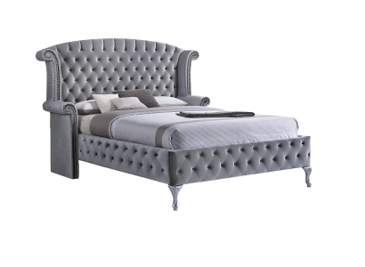 Lit de chesterfield de nostalgie Canapé oreilles lits anglais Conception de chambre à coucher nouvelle
