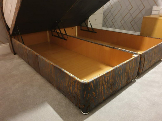 Lit Chesterfield Design Chambre Lits Anglais 180x200cm Revêtement Textile