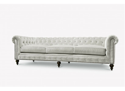 Canapé Textile de Luxe Chesterfield Canapé Canapés Tapisserie 3 Places Trois Places Canapés neufs