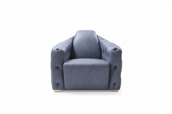 Canapé design italien 2x ensemble de canapés 1 place 1+1 ensemble de rembourrage de siège Chesterfield nouveau