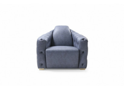 Canapé design italien 2x ensemble de canapés 1 place 1+1 ensemble de rembourrage de siège Chesterfield nouveau