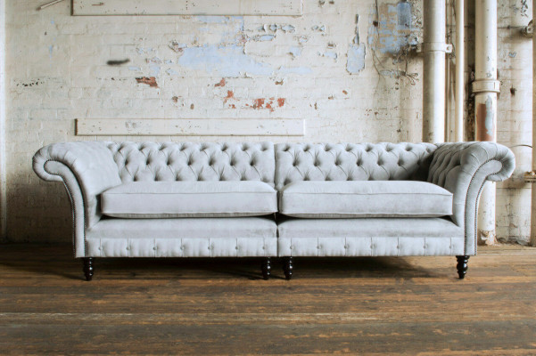 Haute qualité Chesterfield Tapisserie Canapé Textile Canapé pas cher canapés en microfibre neufs