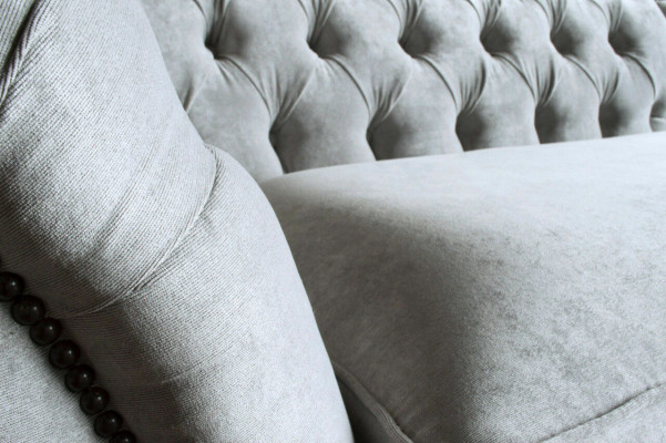 Haute qualité Chesterfield Tapisserie Canapé Textile Canapé pas cher canapés en microfibre neufs