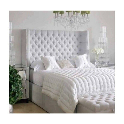 Chesterfield Design Lit Chambre Textile Cuir Velours Rembourrage Lits d'Hôtel