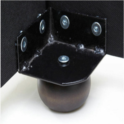 Lit design Chesterfield Chambre en cuir synthétique Rembourrage 140/160/180/200 cm