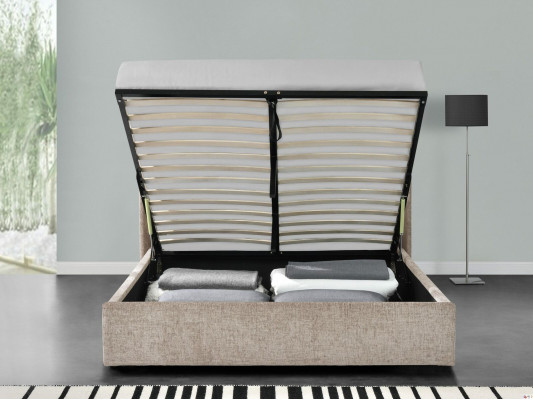 Chesterfield Lit Design Chambre Lits Anglais 180x200cm Textile