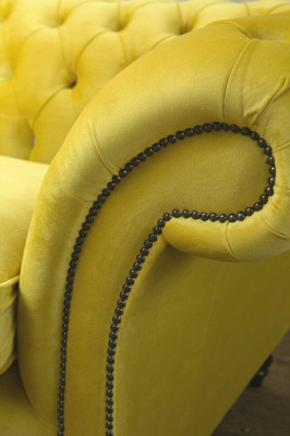Chesterfield 3 places design canapé canapé tissu canapés canapés tissu textile nouveau