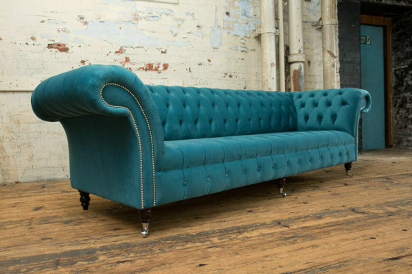 Canapé Chesterfield xxl grand canapé canapé en velours en cuir en tissu canapés 4 places