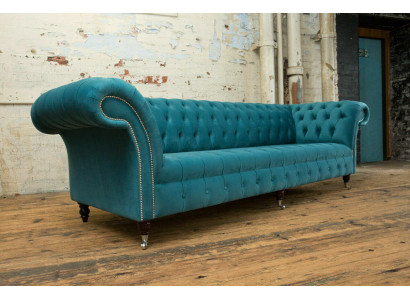 Canapé Chesterfield xxl grand canapé canapé en velours en cuir en tissu canapés 4 places