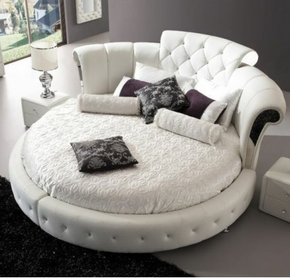 Lit Chesterfield Lits de Luxe Design Rond Hôtel Chambre Lit Rond